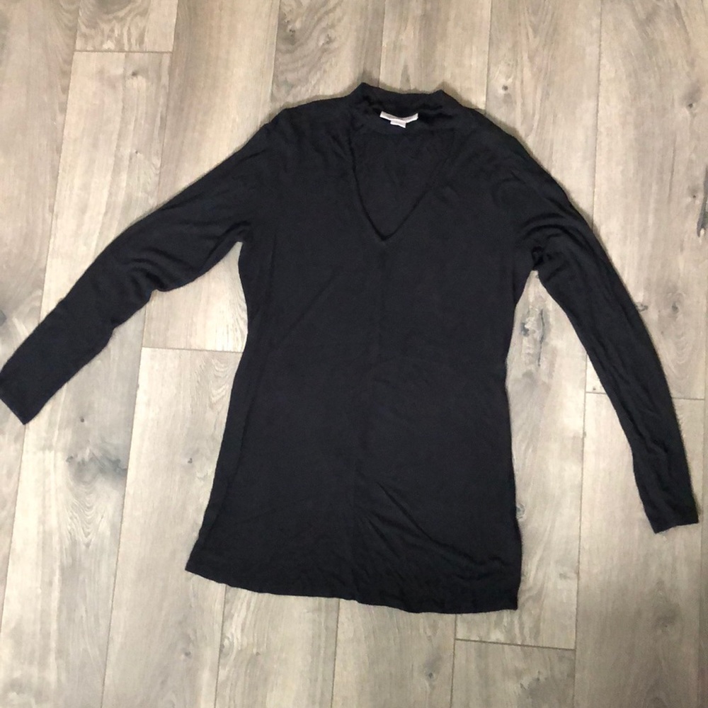 Black maternity shirt